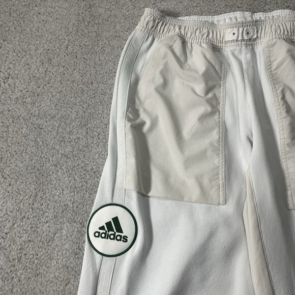 Miami Hurricanes Sweatpants Mens Large Joggers Adidas Pants Stretch NCAA - Picture 4 of 16